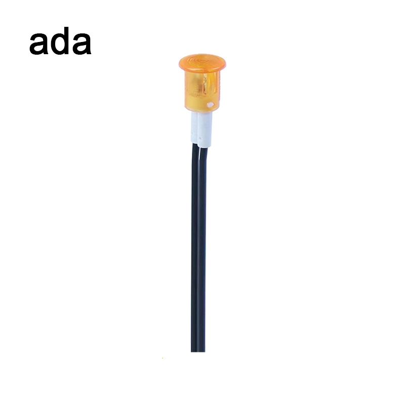 Красный 24-вольтовый светодиодный индикаторный свет IP65 5mA 0